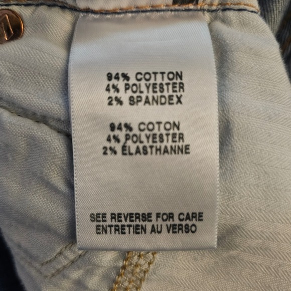 7 for All Man Kind Mankind High Waist Ankle Skinny Distressed Jeans Women 27 - Picture 8 of 10